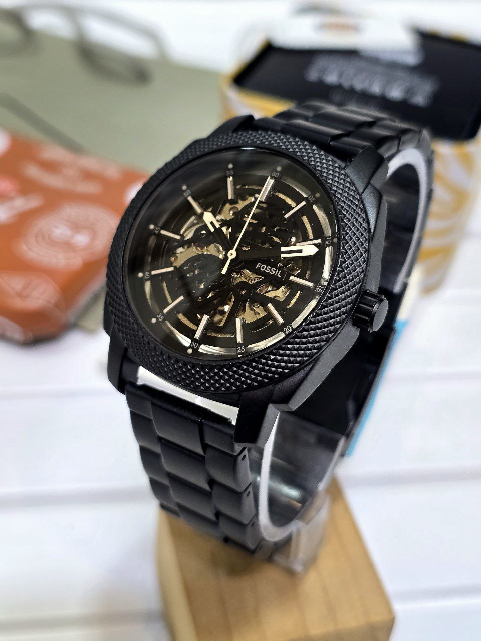 Fossil Men's Machine Automatic Black