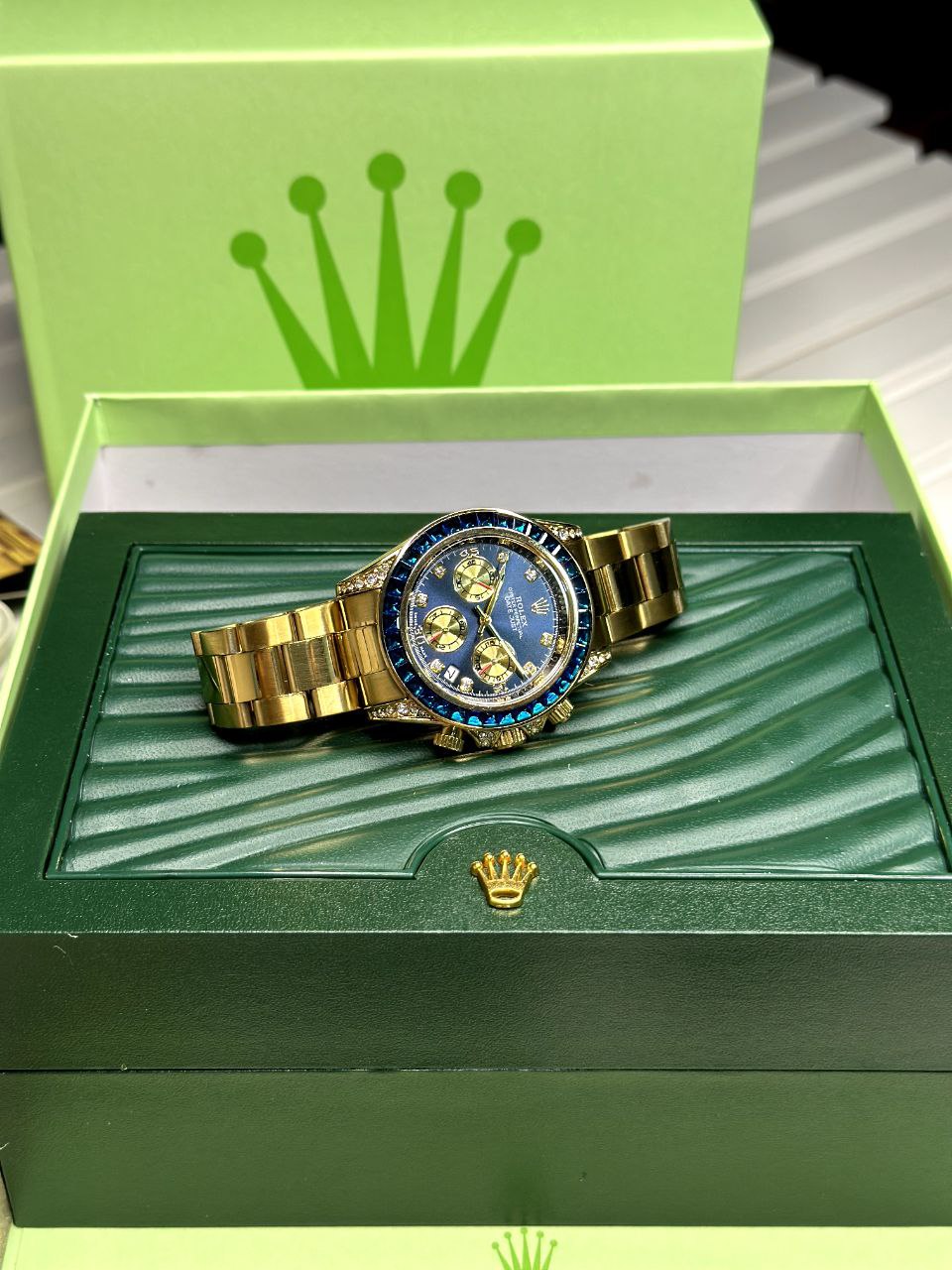 Rolex Daytona Diamonds Blue
