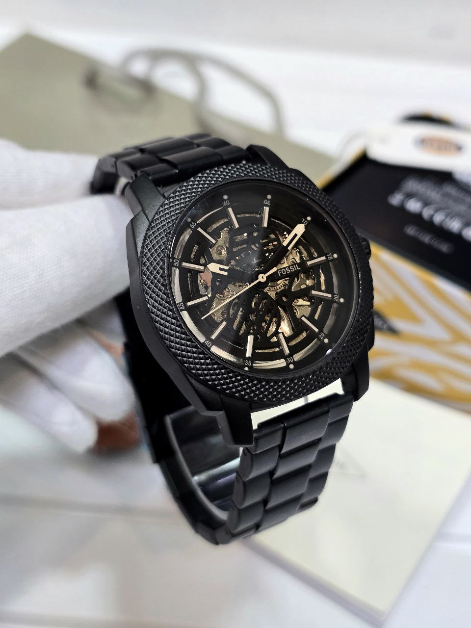 Fossil Men's Machine Automatic Black