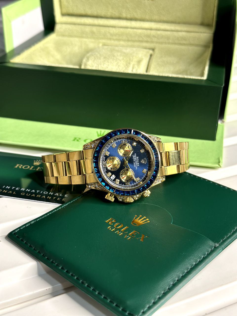 Rolex Daytona Diamonds Blue